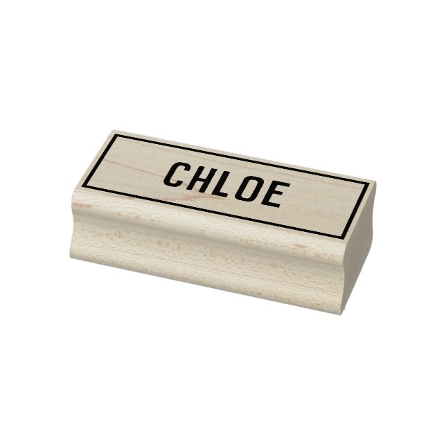 Name of Chloe Rubber Stamp (Stamp)