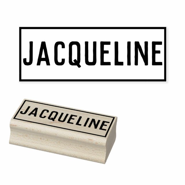 Name of Jacqueline Rubber Stamp (Creator Uploaded)