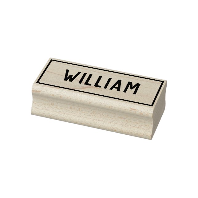 Name of William Rubber Stamp (Stamp)