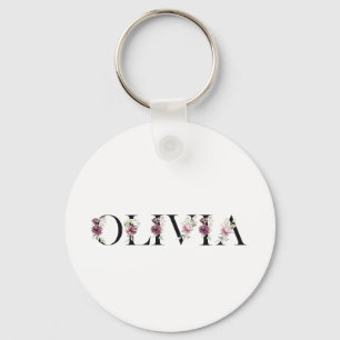 Name Olivia Key Ring