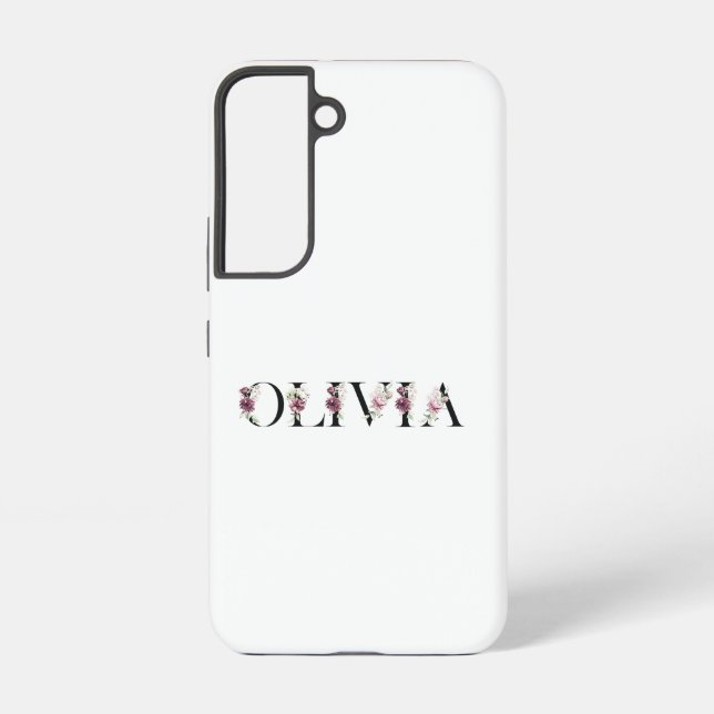 Name Olivia Samsung Galaxy S22 Case (Back)