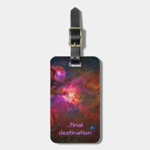 Name, Orion Nebula and Trapezium Stars Luggage Tag