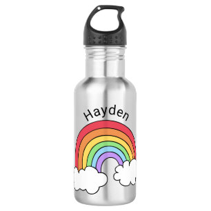 Name Over the Rainbow Personalised 532 Ml Water Bottle