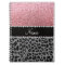 Name pastel pink glitter black leopard