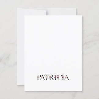  Name Patricia Postcard