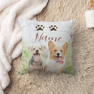 name pet animal dog cat paw simple photo minimal cushion