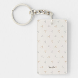 Name Phone Number Customization Dragonfly Ivory Ke Key Ring