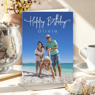Name Photo Birthday Card