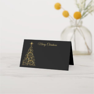 Name Place Card-Christmas Tree Place Card