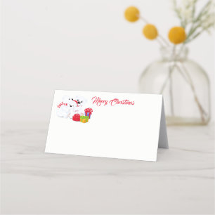 Name Place Card-Polar Bears Card