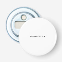 Name Plain Modern Minimalist Simple White
