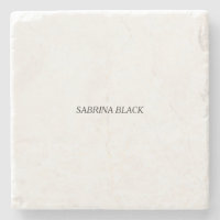 Name Plain Modern Minimalist Simple White