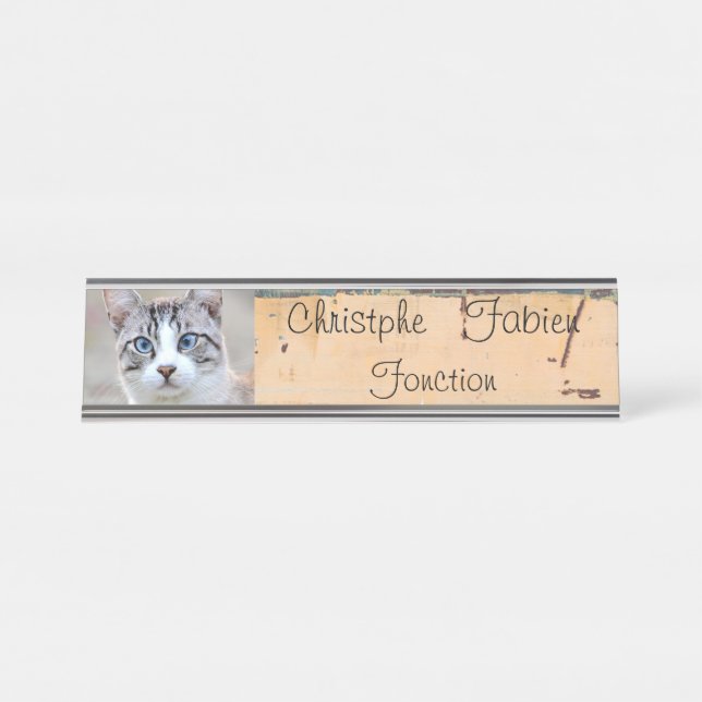Name plates cat 2 . animals . (Front)