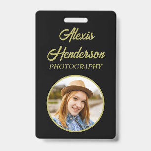 Name/ Profession/ Personal Photo ID Badge
