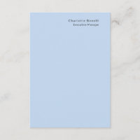 Name Professional Modern Minimalist Blue 
