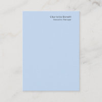 Name Professional Modern Minimalist Blue 