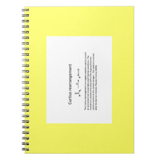 Name reaction Note Spiral Notebook
