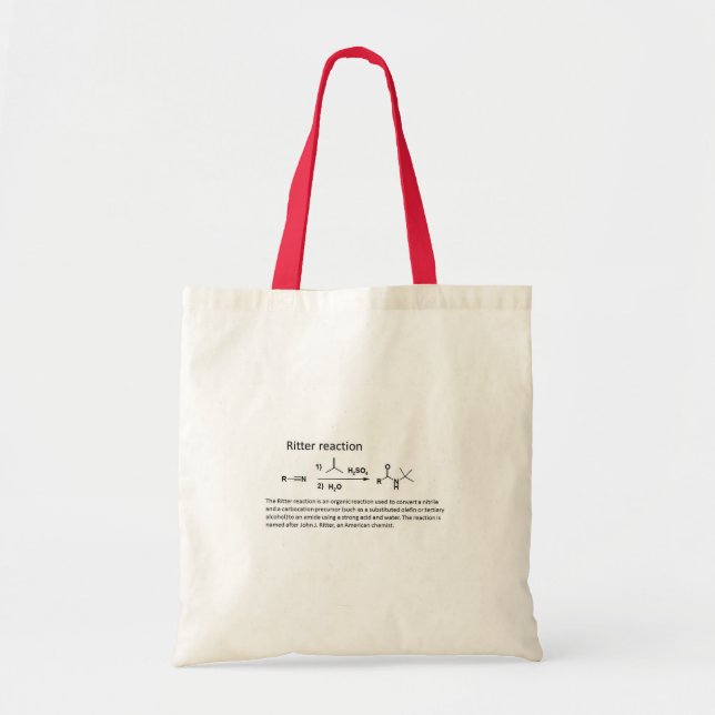 Name reaction tote bag (Front)