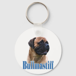 Name Red Bullmastiff  Key Ring