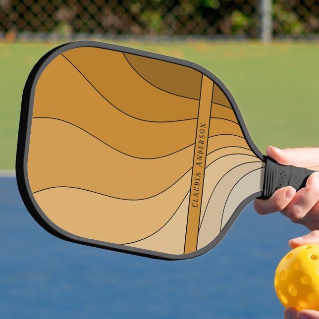Name Retro vintage  Pickleball Paddle (Creator Uploaded)