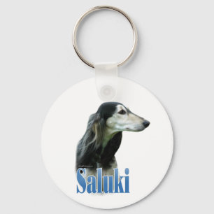 Name Saluki Key Ring