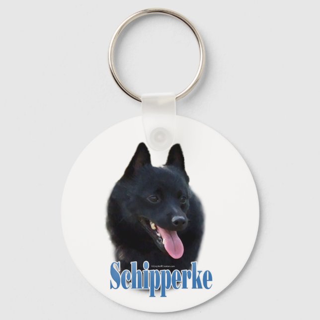 Name Schipperke  Key Ring (Front)