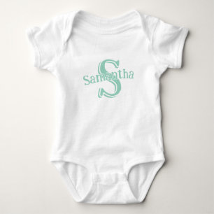 name-specific personalised design baby bodysuit