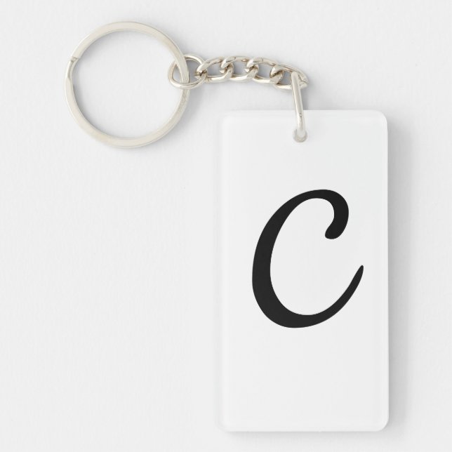 Name starting with C Key Ring (Front)