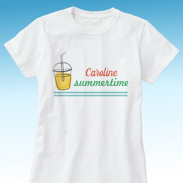 Name Summertime Reunion Basic Womens White T-Shirt (Creator Uploaded)