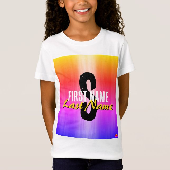 Name T-Shirt  w Initial, First & Last Name HAMbWG (Front)