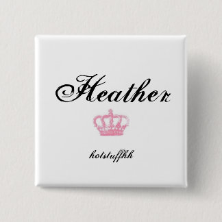 Name Tag Buttons - Customised