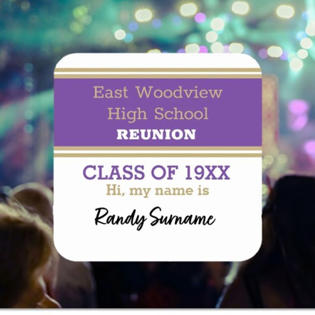 Name Tag! Custom Class Reunion Stickers (Creator Uploaded)
