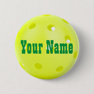 Name Tag For Pickleball Events 6 Cm Round Badge