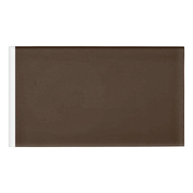 Name Tag | Large Rectangle | Glossy | Custom (Front)