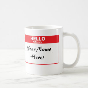 Name Tag Mug
