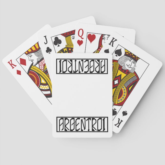 name tag playing cards (Back)