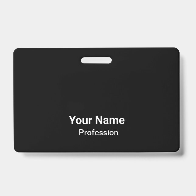 Name Tags Badges ID Badge (Front)
