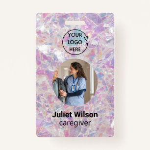 name tags nice caregiver id badge	 ID badge