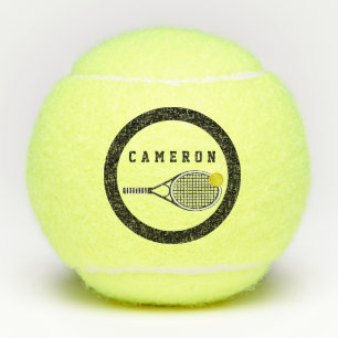 Name Tennis Racquet   Balls Monogram