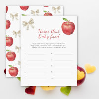Name that baby food - Apple baby shower