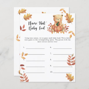 Name that baby food shower game