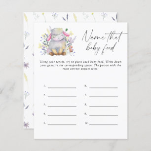 Name that baby food shower game - Baby Lamb