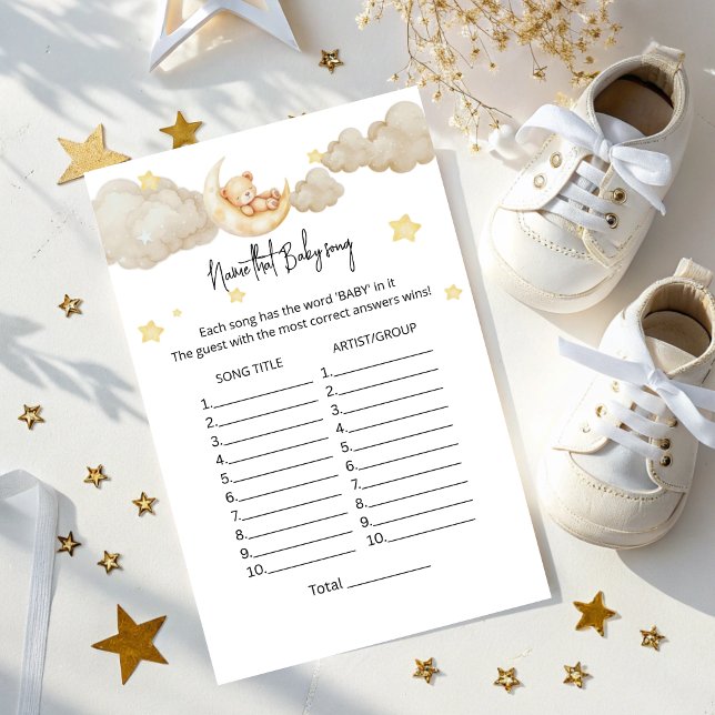 Name That Baby Song Game Over the Moon Baby Shower (Creator Uploaded)