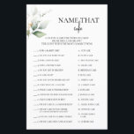 Name That Cake Greenery Bridal Game<br><div class="desc">Name That Cake Greenery Bridal Game</div>