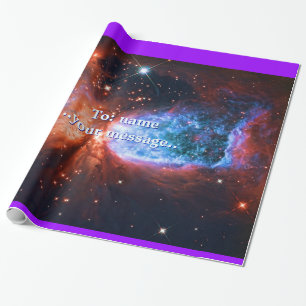Name, The Swan, Constellation Cygnus space image Wrapping Paper