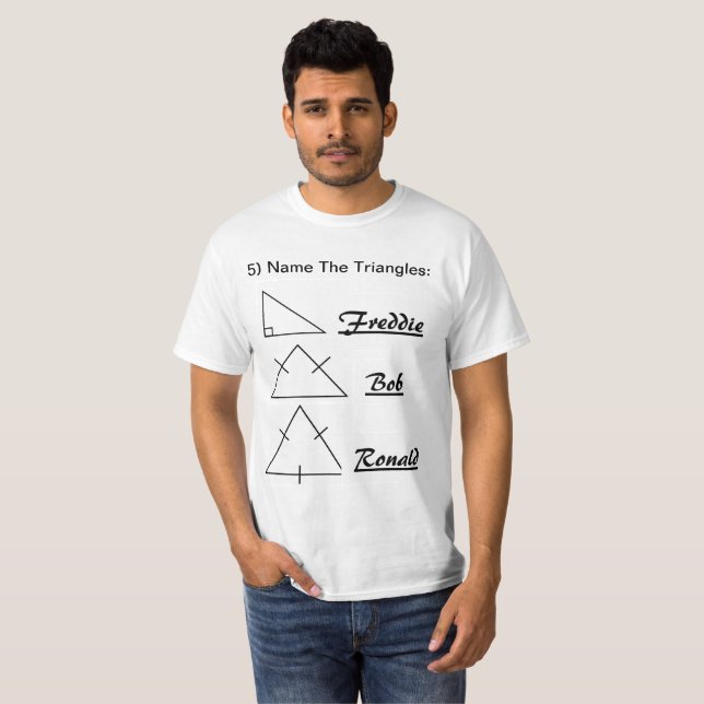 Name The Triangle T-Shirt (Front Full)