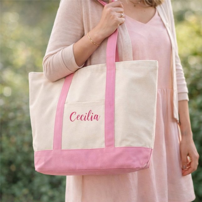 name tote bag, bridesmaid gift bag (Creator Uploaded)
