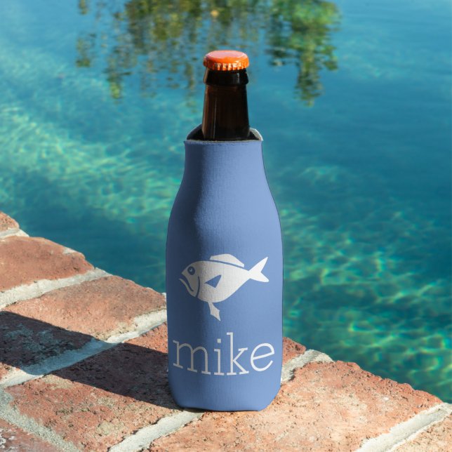 Name With Fish Bottle Cooler (In Situ Pool)