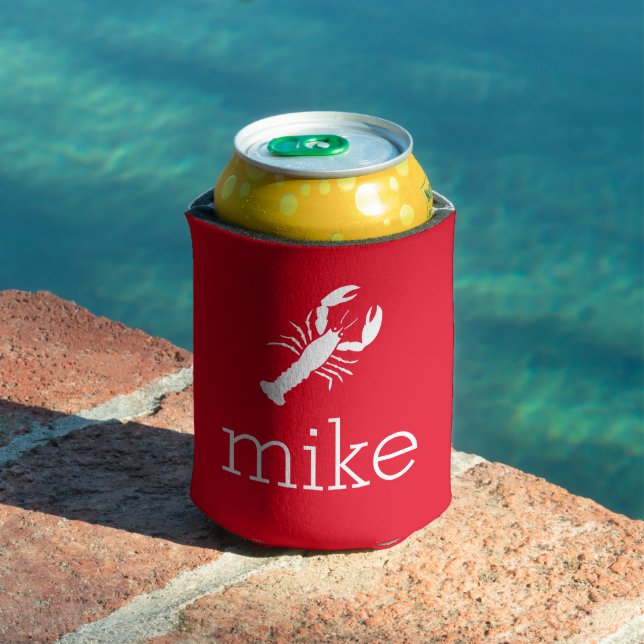 Name With Lobster Can Cooler (In Situ Pool)