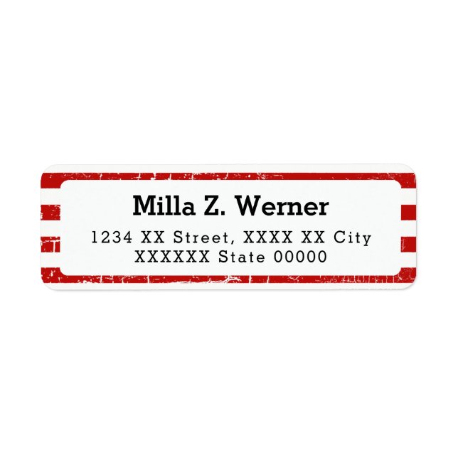 name with red stripes (Front)